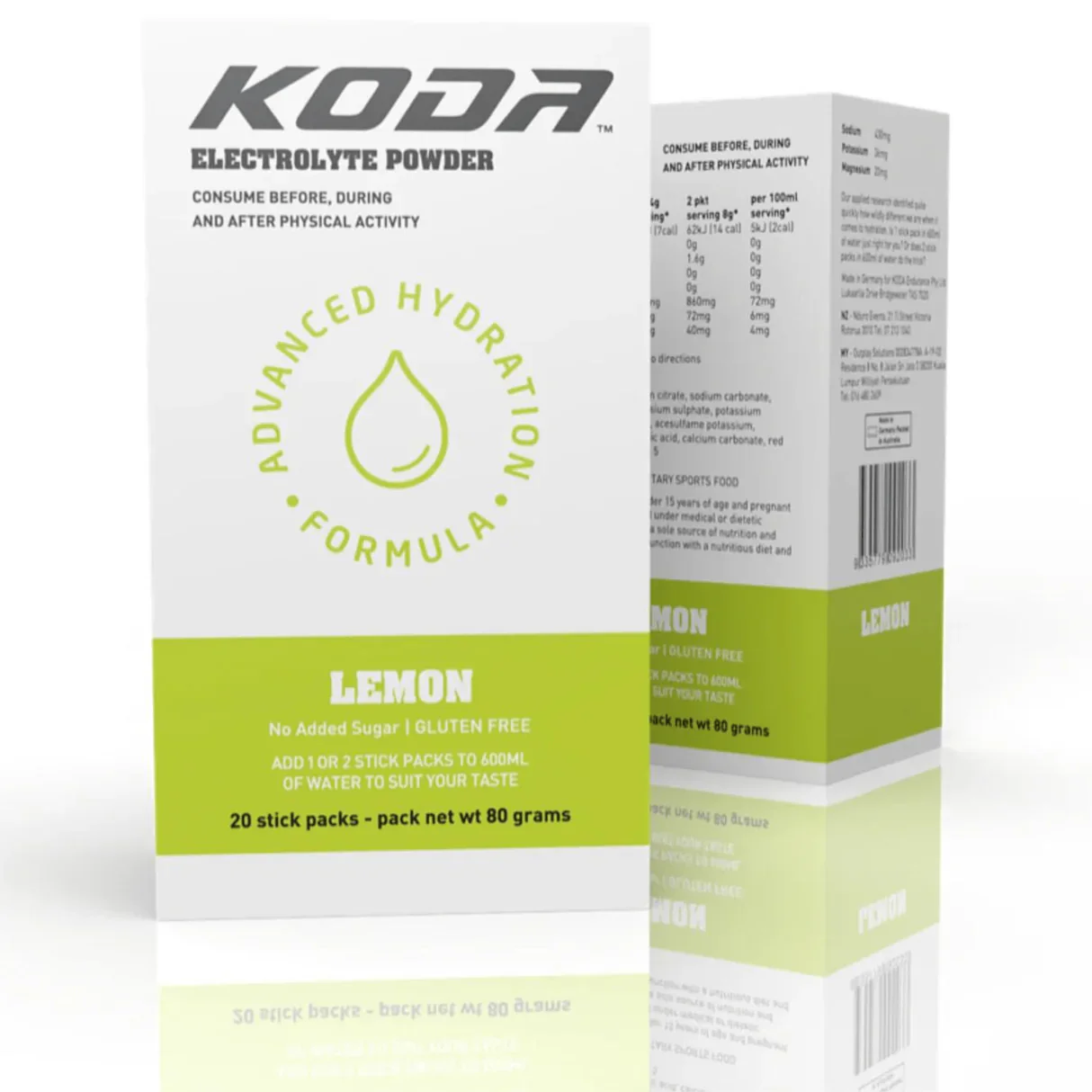KODA Electrolyte Powder (20 Stick Pack) - Image 3